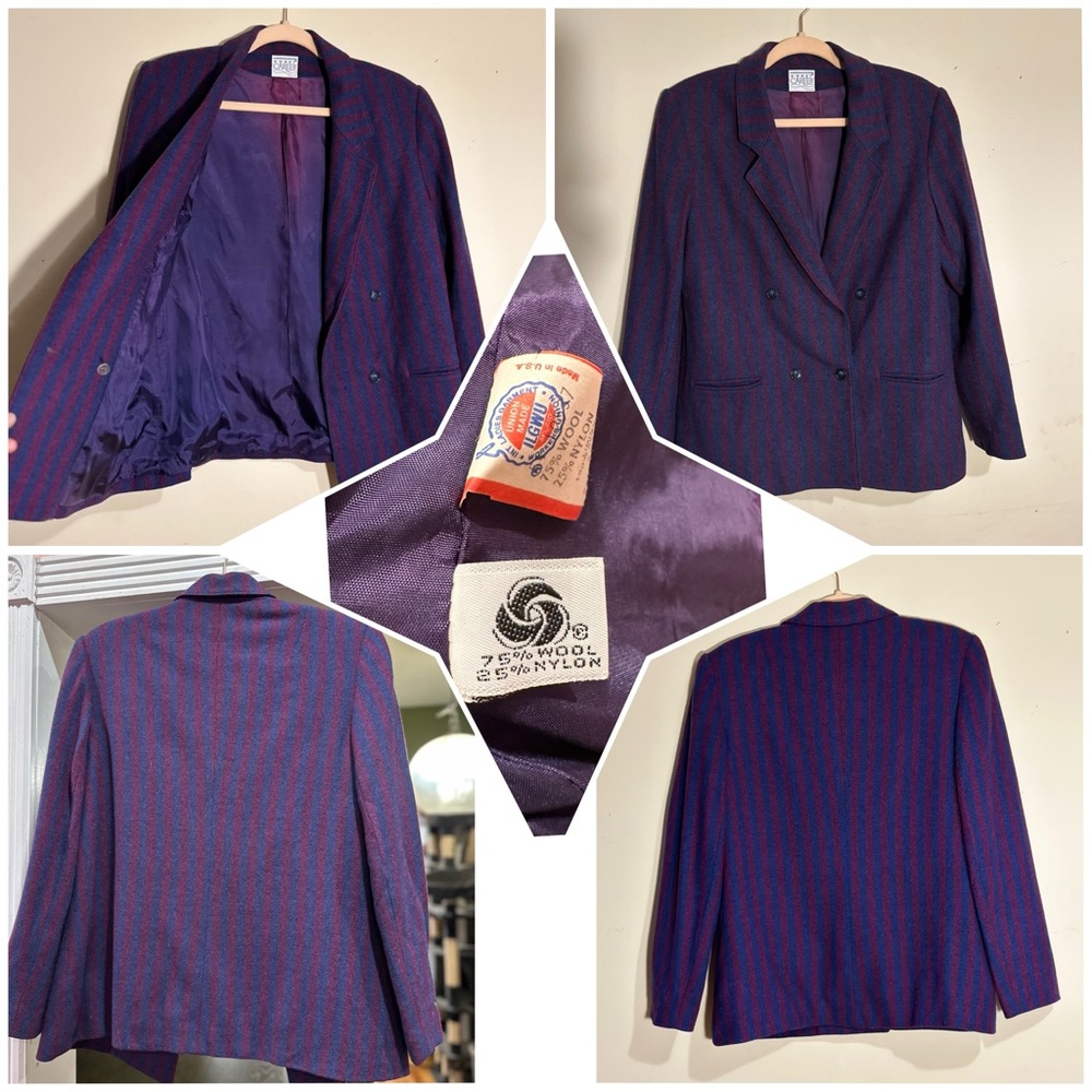 Vintage Koret Career Blazer, Pinstripe